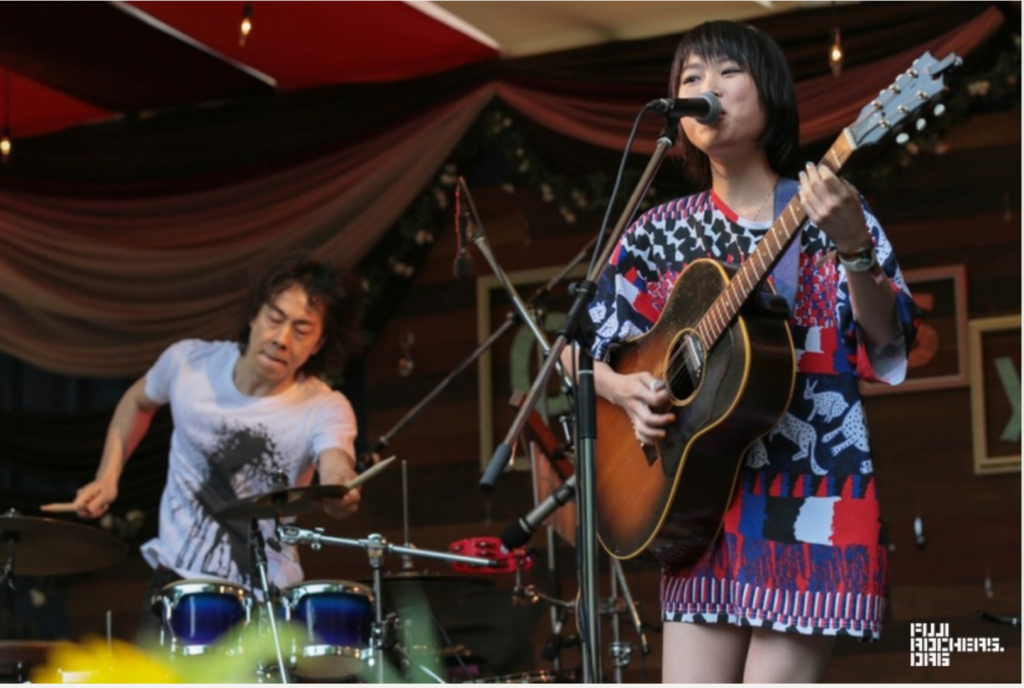 Rei is one of the acts to catch on a smaller stage at Fuji Rock
