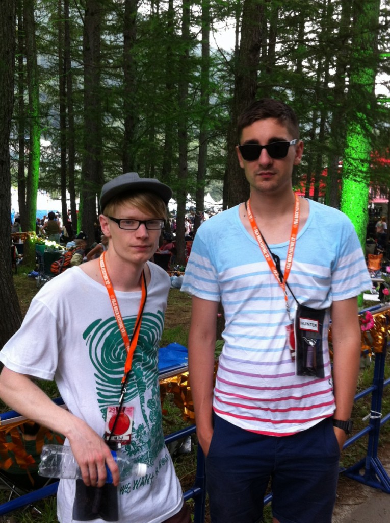Most bands opt for the T-shirt and jeans fashion at Fuji Rock