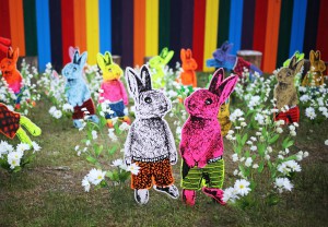 A bunny get-together